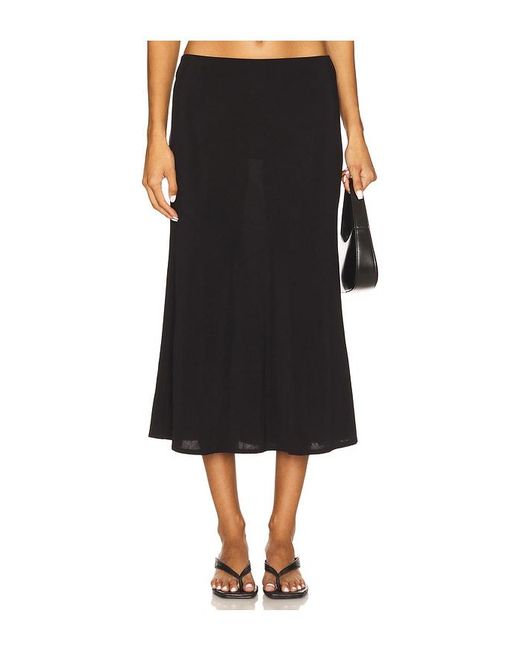Bella Venice Black The Jessie Slip Skirt