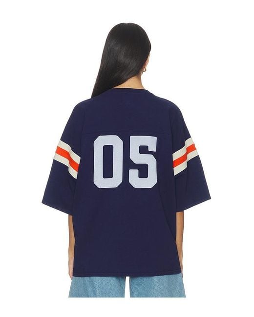 Vintage Heavy Blue X Peanuts Snoopy Football Jersey