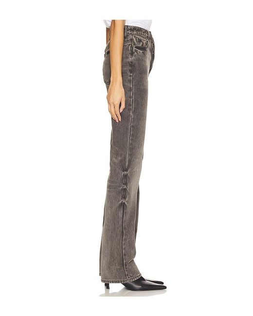 Fear Of God Gray High Waisted Fitted Leg Jeans
