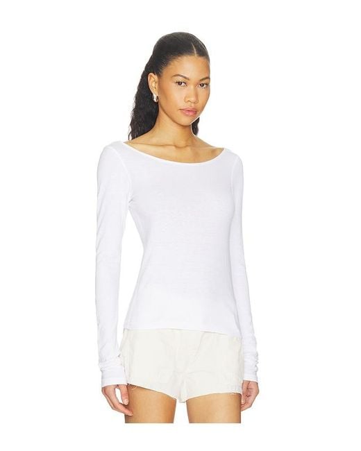 Re/done White Monroe Tee