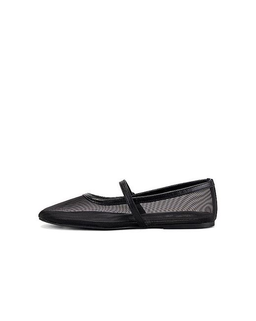Tony Bianco Black Melany Flat