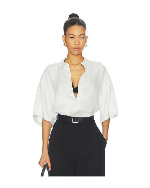 Anine Bing White Coco Shirt