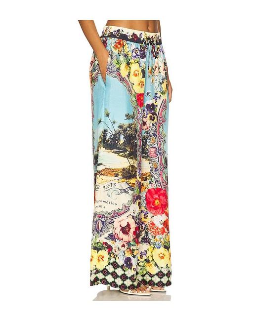 Pantalones Pants En Color Azul Talla (También En M, S) Camilla de color White