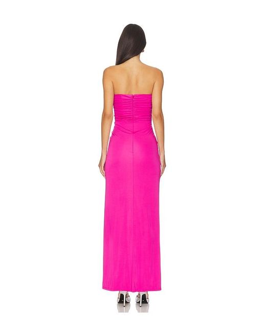 Jonathan Simkhai Pink Emma Bustier Gown