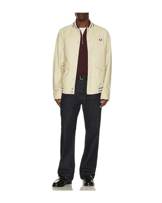 Fred Perry Blue Umpire Bomber Jacket for men