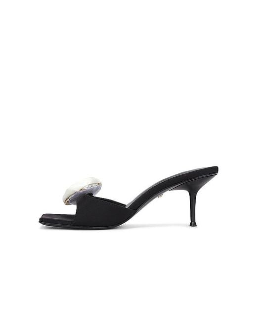 Raye Black Pantolette Rosette