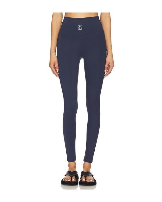 PORT DE BRAS Base レギンス Blue
