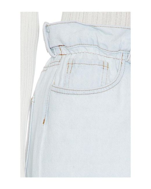 SELMACILEK White Aria Denim Pants