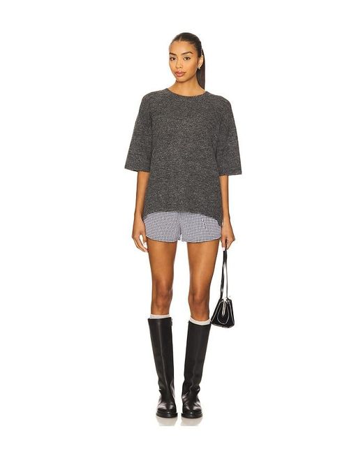 Free People Black Margot Sweater Tee