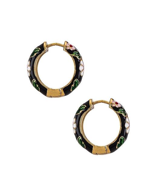 petit moments Black Deco Hoops