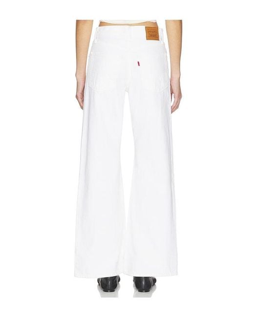 Levi's White Loose Boot