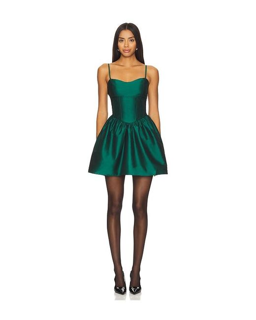 Vestido Naina En Color Verde Oscuro Talla (También En Xs) Azeeza de color Green