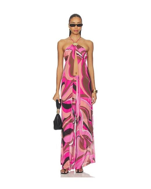 Cin Cin Pink Mission Wide Leg Pants