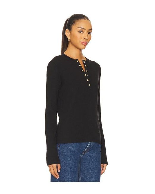 Anine Bing Alessia ロングスリーブTシャツ Black