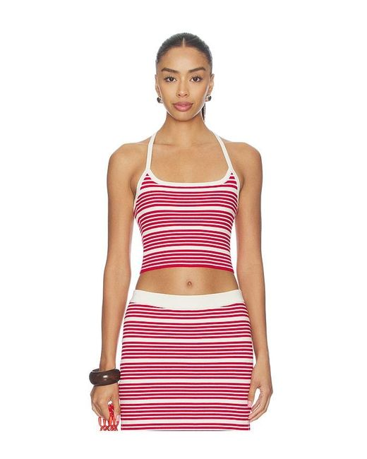 LSPACE Red Positano Top