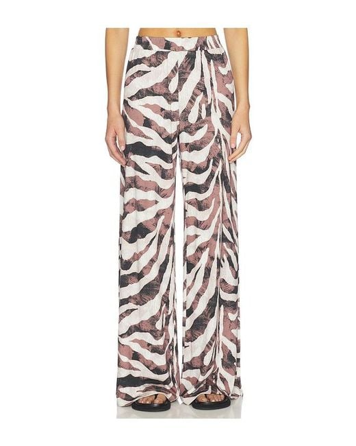 LNA White Rib Base Pant