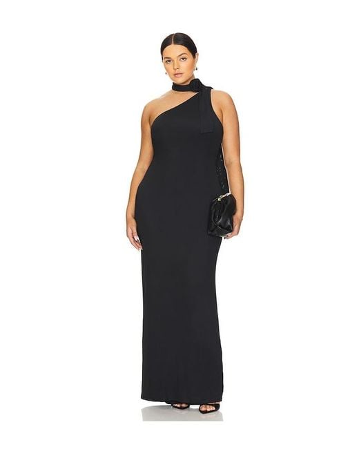 AFRM Black Savoy Dress