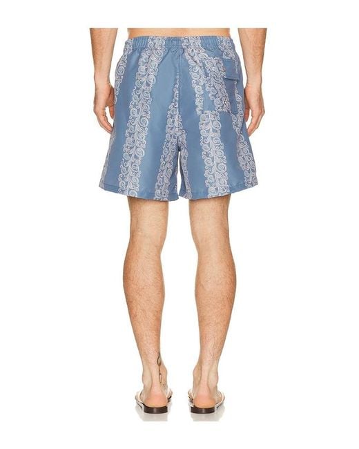Bather Blue Coral Fiesta Printed Swim Trunks for men