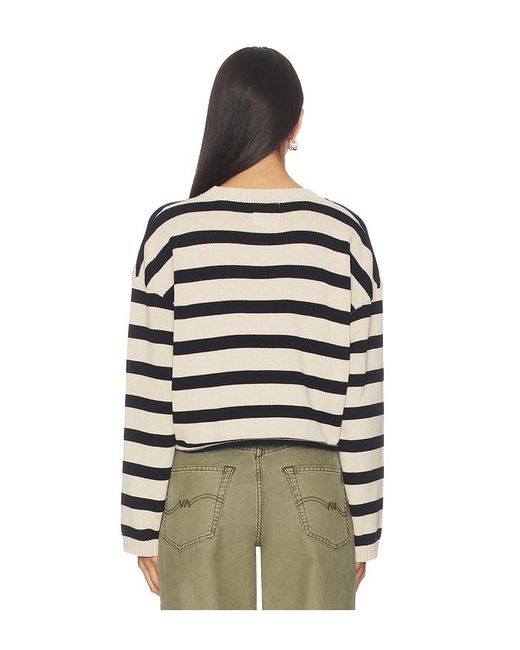 Denimist Multicolor Cropped Stripe Sweater