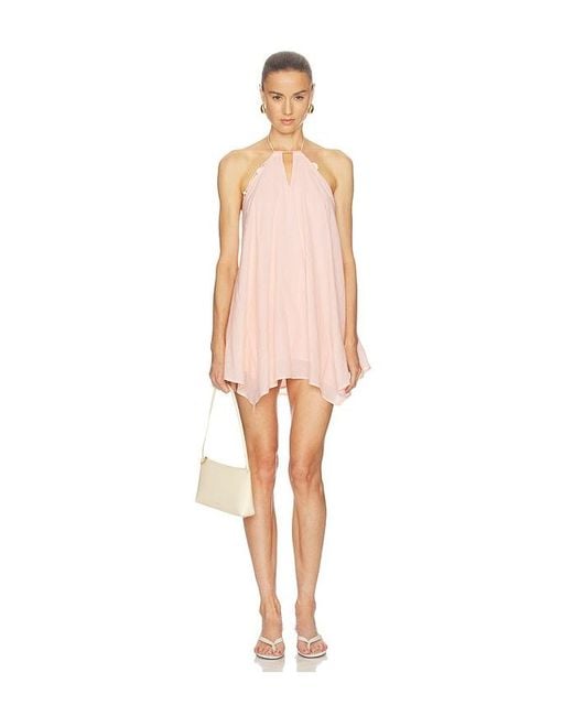 SNDY'S Pink Adrina Mini Dress