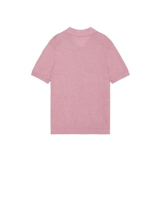 メンズ Theory Brenan ポロシャツ Pink