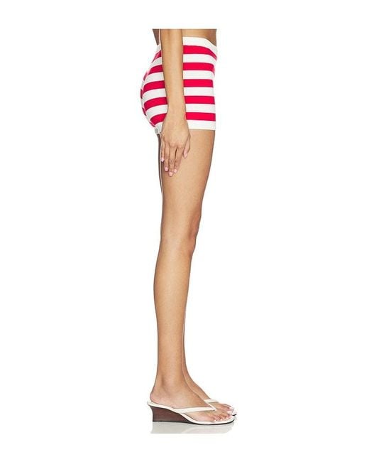 ALL THE WAYS Red Lucia Knit Short Set