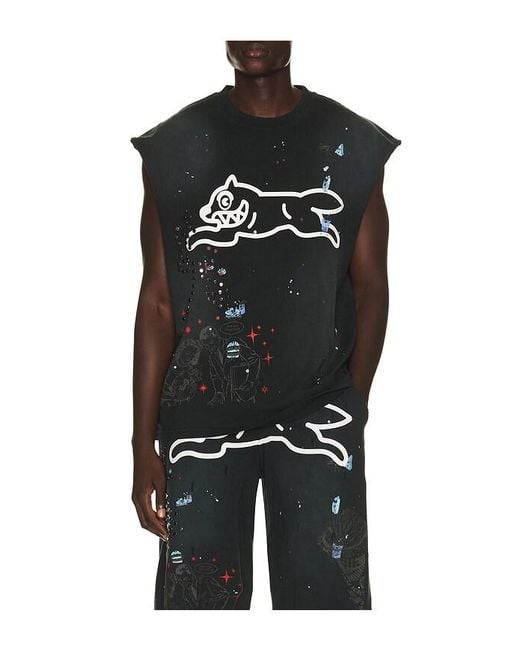 ICECREAM Black Samus Tank for men