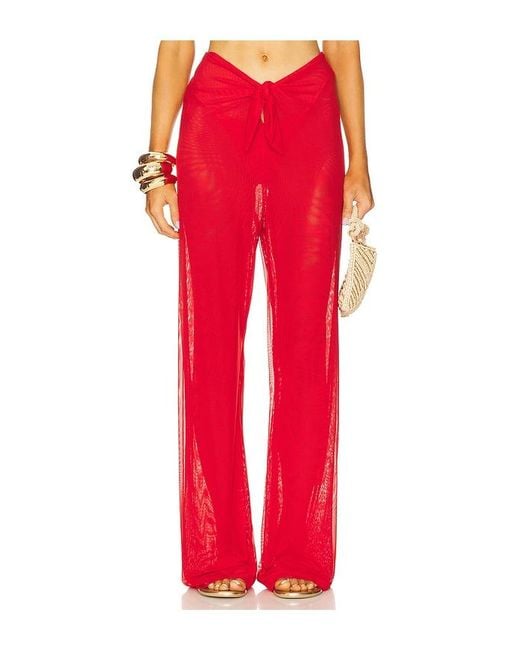 ViX Red Pareo Pants