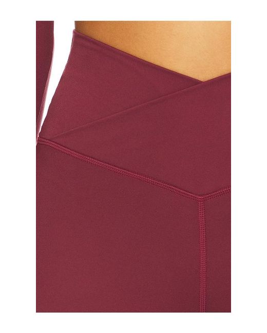 WellBeing + BeingWell Red Flowwell Callista Crossover Legging