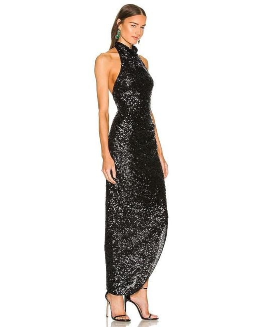 Amanda Uprichard Black X Revolve Samba Gown