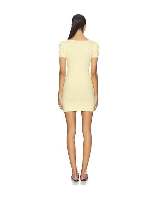 Frankie's Bikinis Natural Daphne Cloud Knit Mini Dress