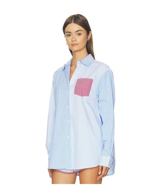 Solid & Striped White The Avril Button Down
