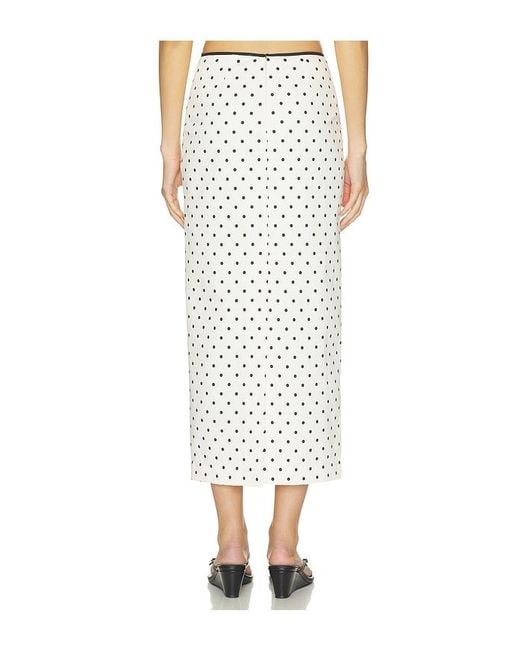 Tularosa White Elowen Midi Skirt