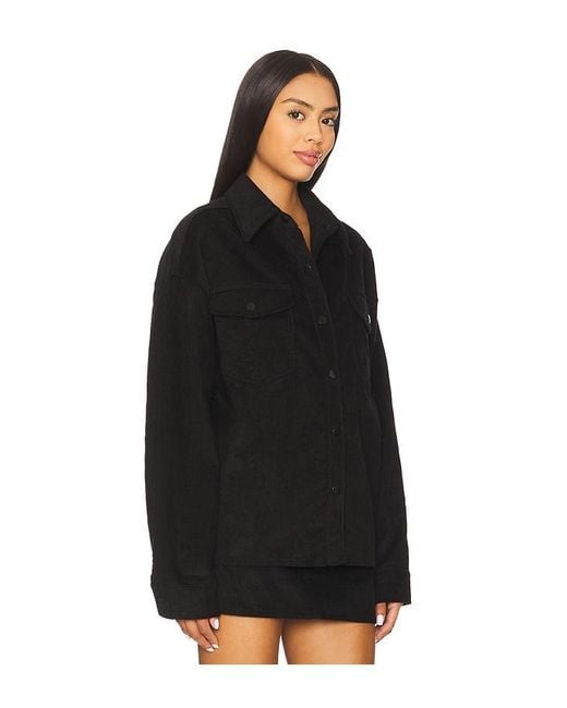 EB DENIM Black Daniele Shirt Jacket
