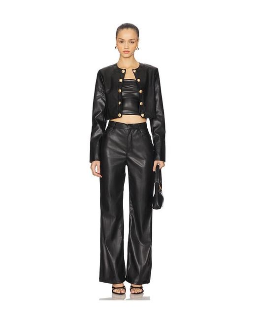Lioness Black Amelie Cropped Jacket