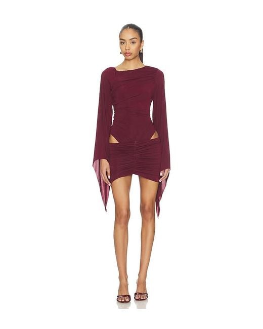 Palmatic Studio Red Harina Mini Dress