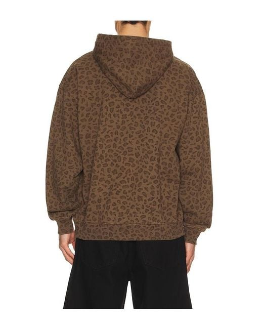 Gothicmochas Brown Explosive Hoodie for men