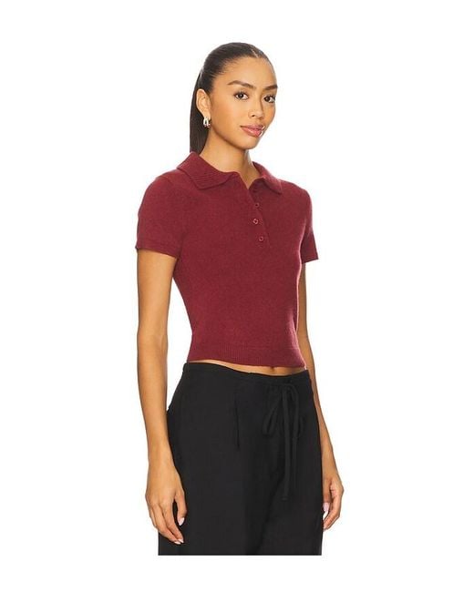 Polo Twila En Color Rojo Talla (También En M, S, Xs) Jonathan Simkhai de color Red