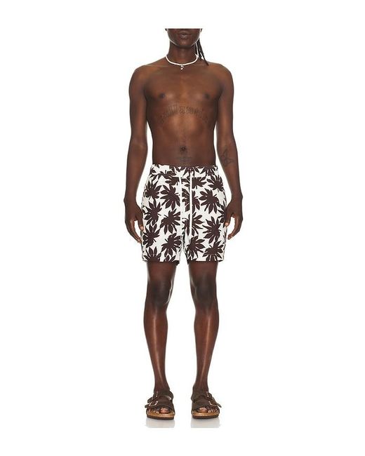 Onia Black Charles 5 Swim Trunk for men