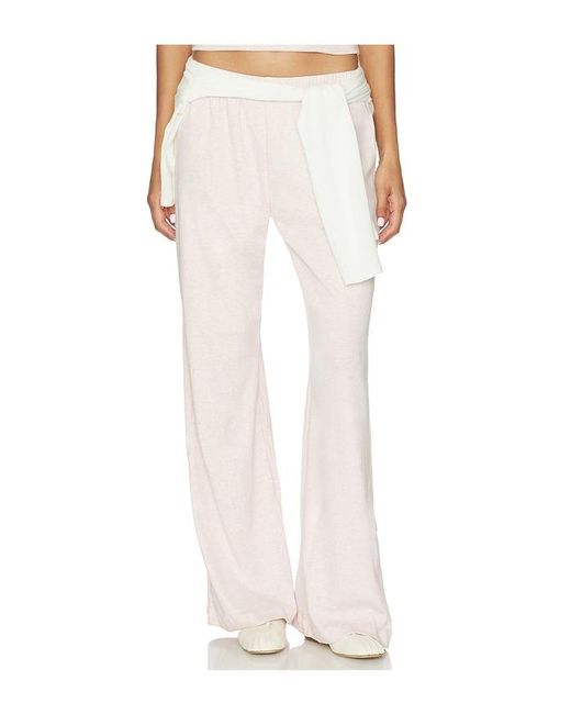 Leset White Nando Lounge Pant