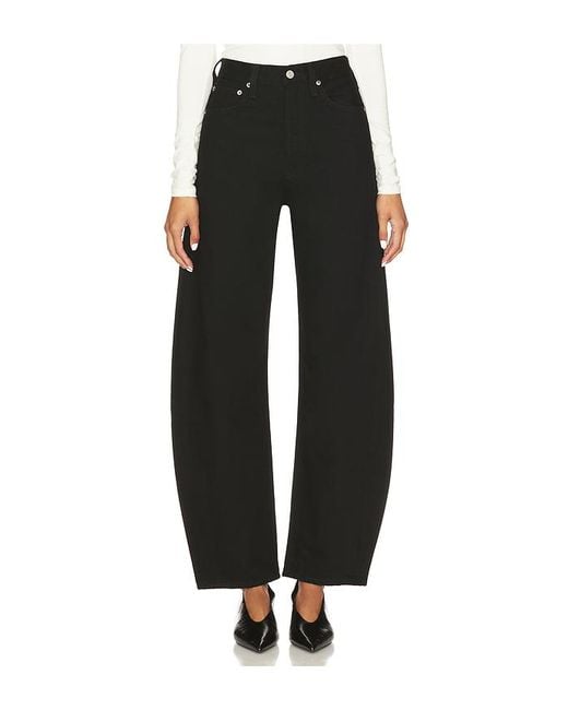 Agolde Black Luna Pieced Jeans