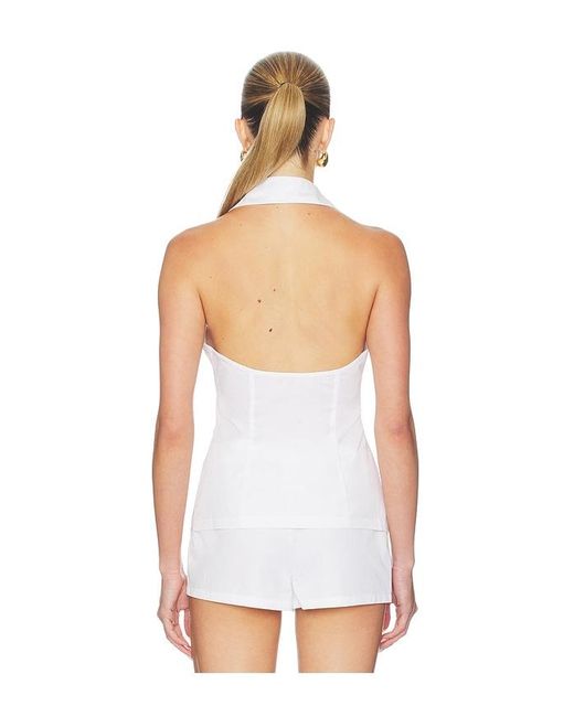 Lovers + Friends White Brooks Top