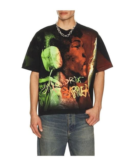 Barriers Worldwide Black X Jimi Hendrix Alchemy T-Shirt for men