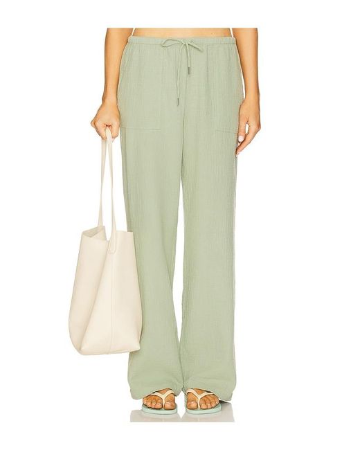 Bobi White Wide Leg Pant