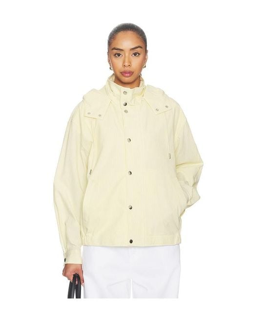 FRAME Natural The Seersucker Track Jacket