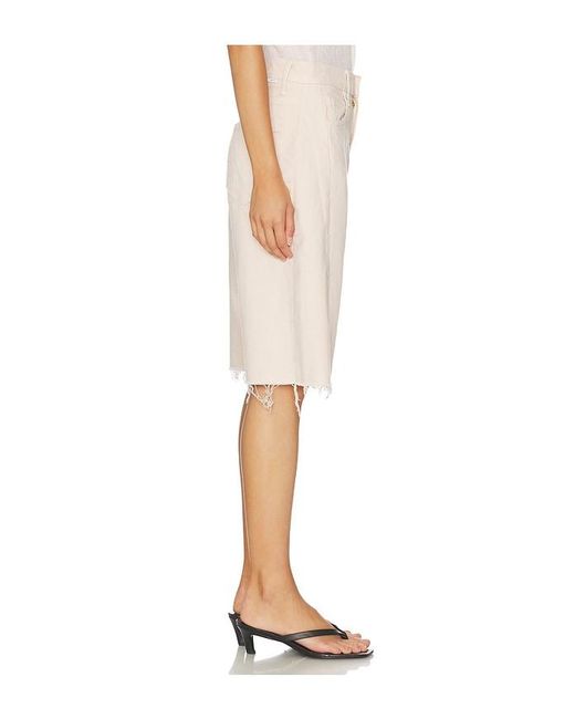 Mother Natural The Half-Pipe Bermuda Fray Shorts