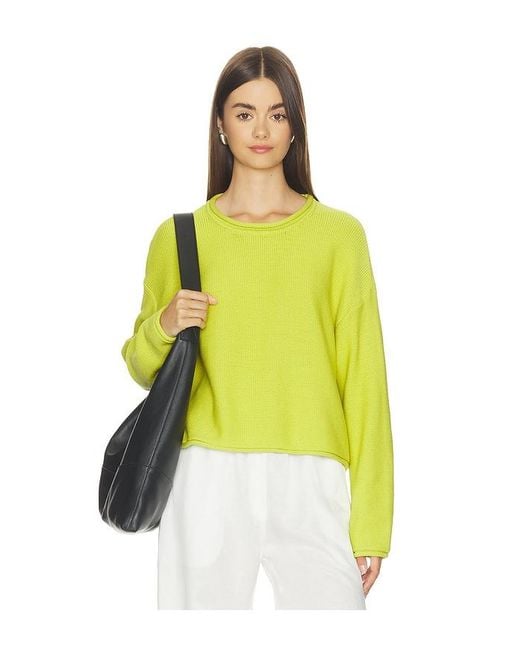 Leset Yellow Mae Crewneck