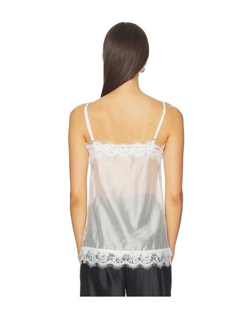 Milkwhite White X Revolve Lingerie Top With Lace Details