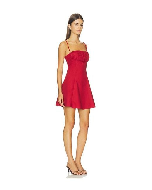 Elodie the Label Red Wylie Mini Dress