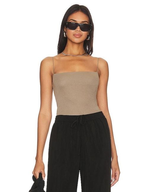 Enza Costa Black Essential Strappy Tank